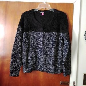 Vince Camuto  Black Oversized Sweater size M